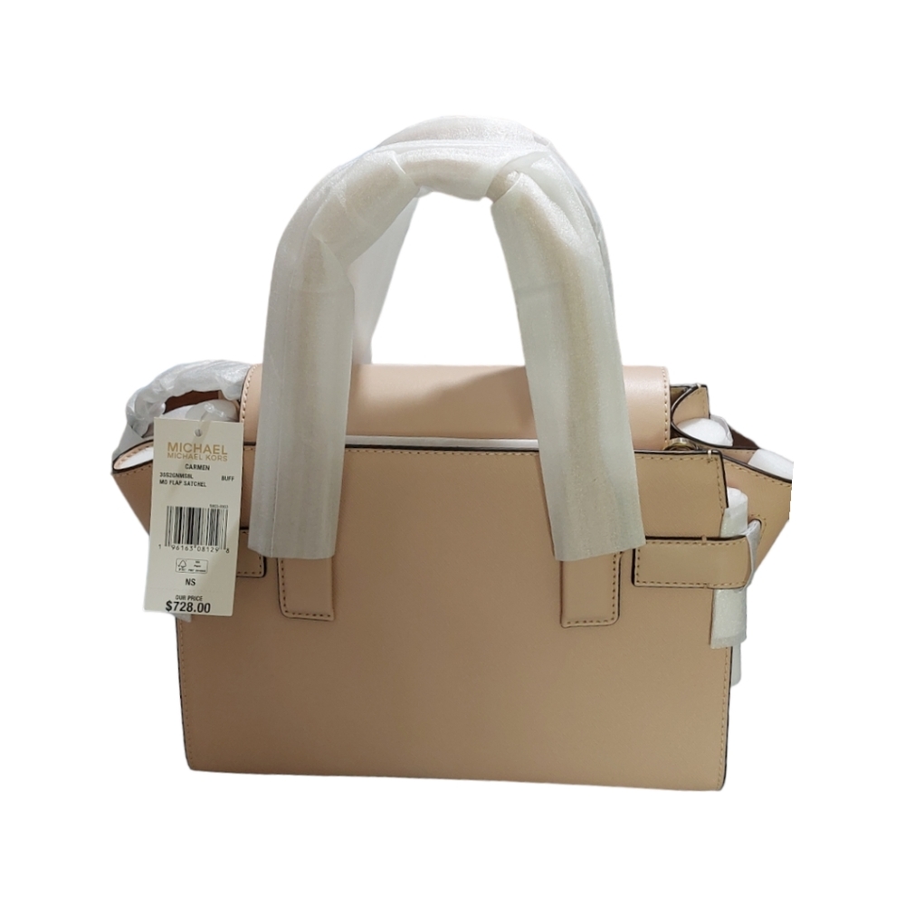 Michael Kors Carnen  Meduim Flap Satchel - Picture 3 of 4